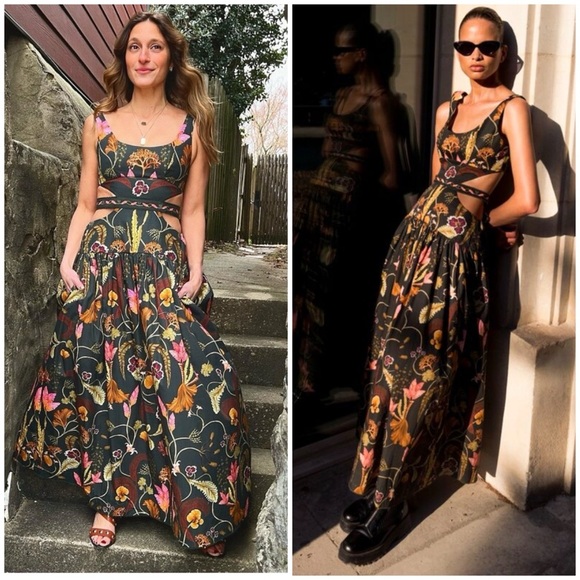 Agua by Agua Bendita Totumo Habitat Dress SZ S - Picture 1 of 12